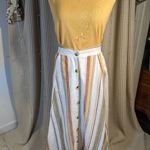 Cato skirt, Coldwater Creek top